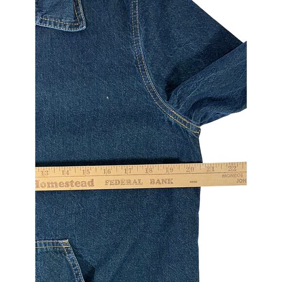 Hot Cotton By Marc Ware Denim Jacket Size Medium 100% Cotton READ - Picture 6 of 10